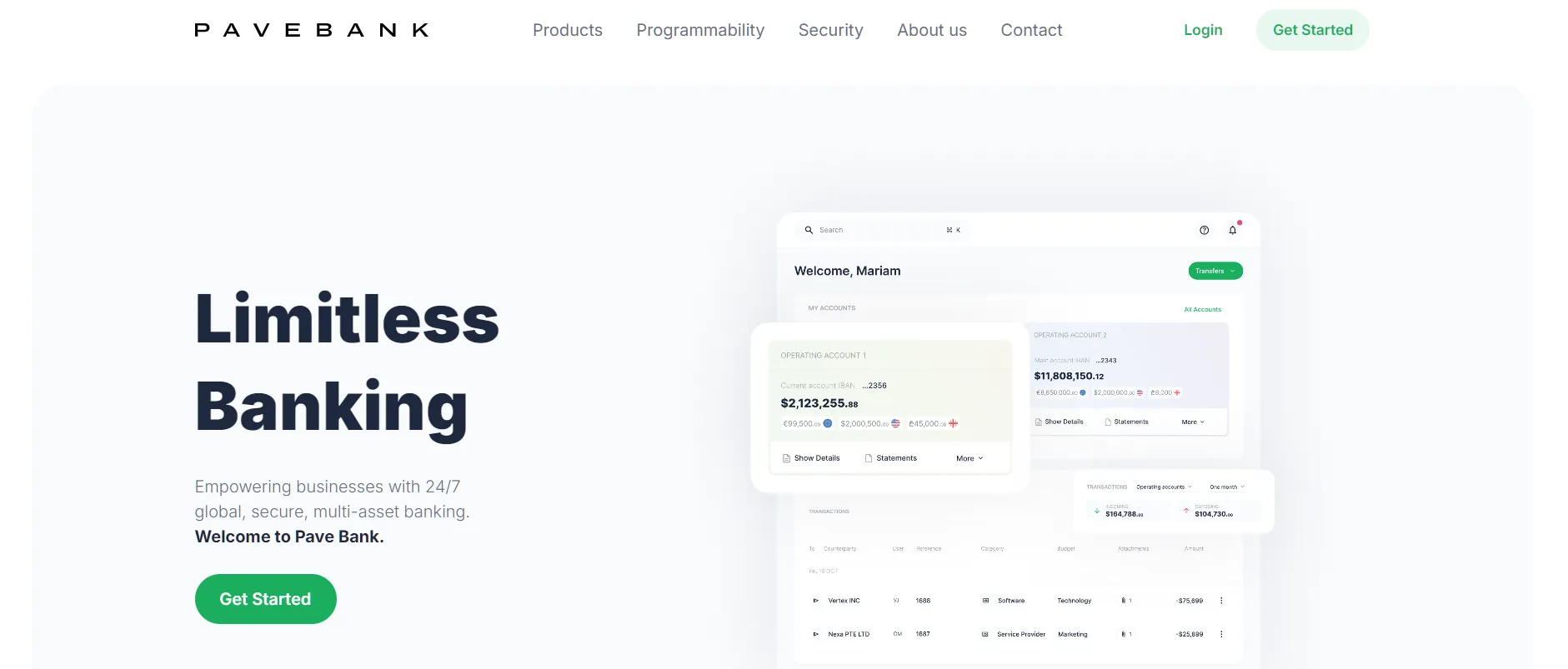 Pave Bank — licensed commercial bank from Georgia
