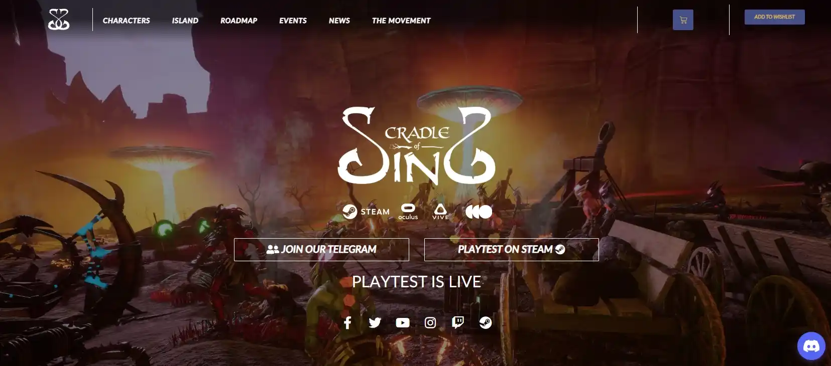 Cradle of Sins Game
