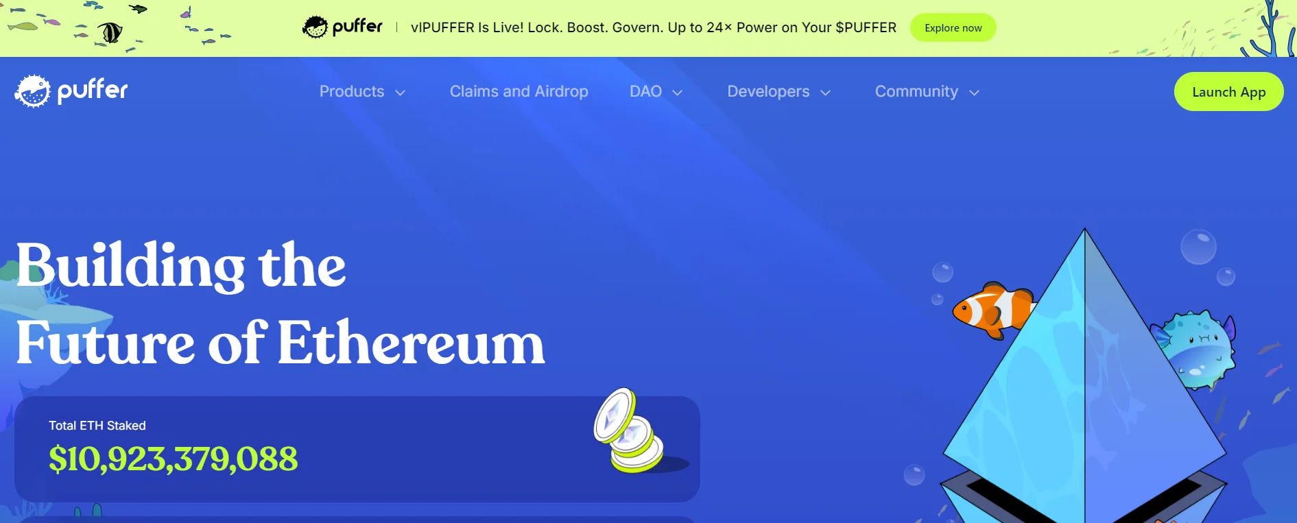 Puffer Finance — native restaking and instant Ethereum transactions