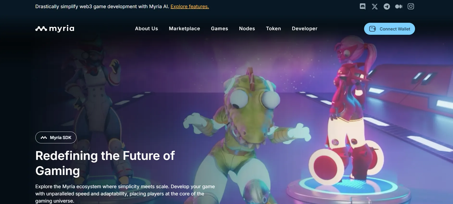 Myria — Layer-2 экосистема для Web3-игр