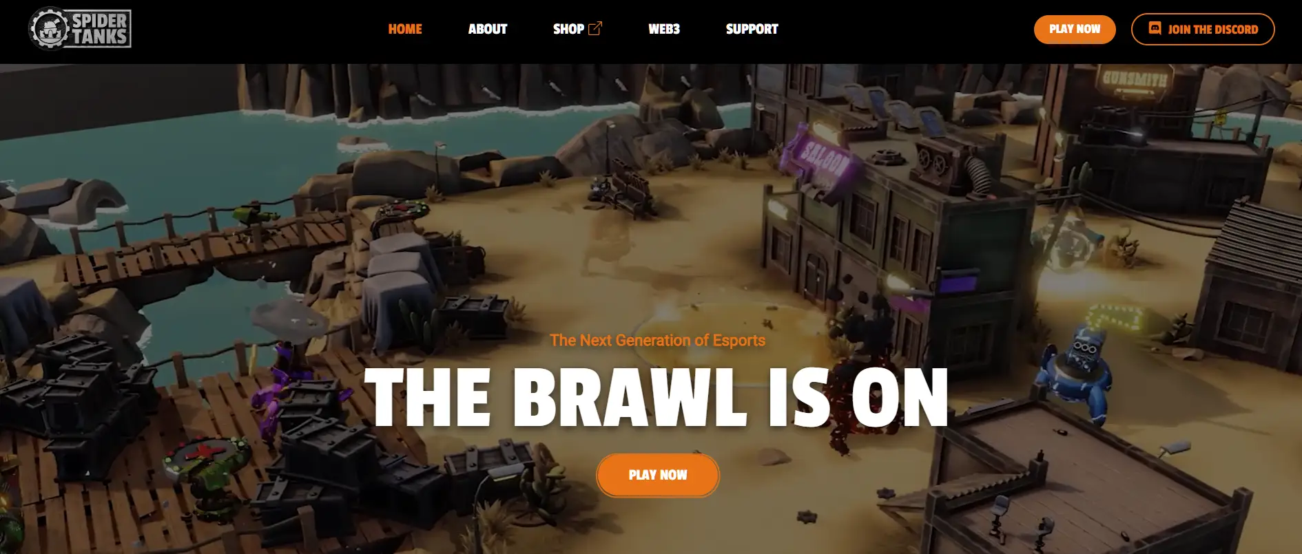 Spider Tanks — a competitive Web3 game by Gala Games