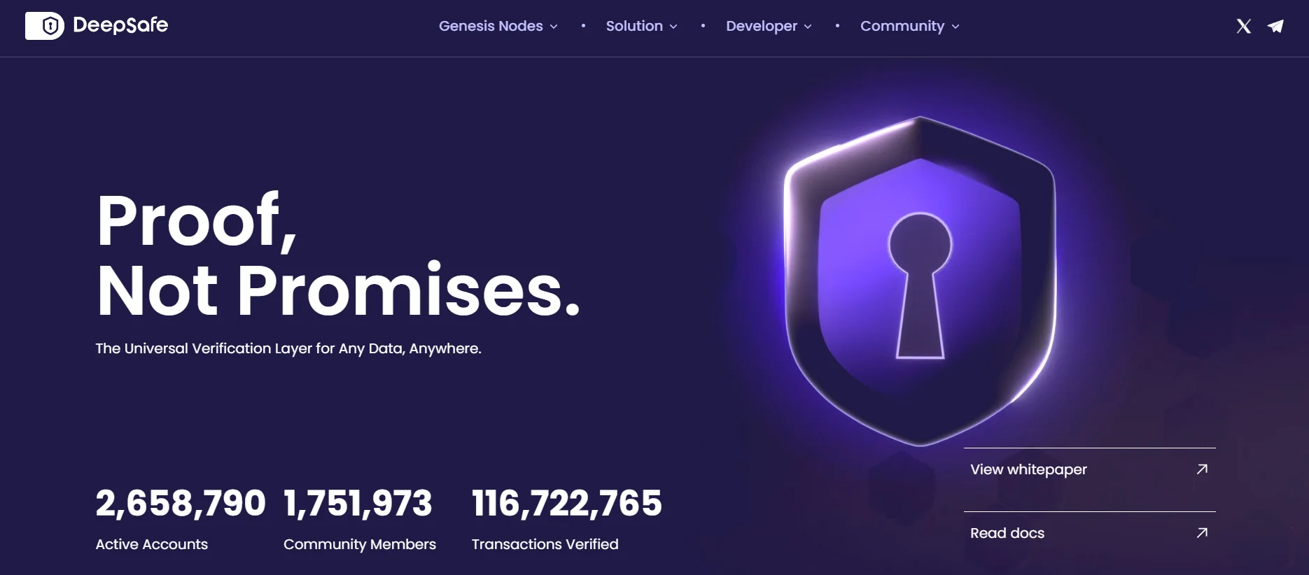 DeepSafe — cryptographic network creating a universal layer of trust across Web3, AI, and the real world