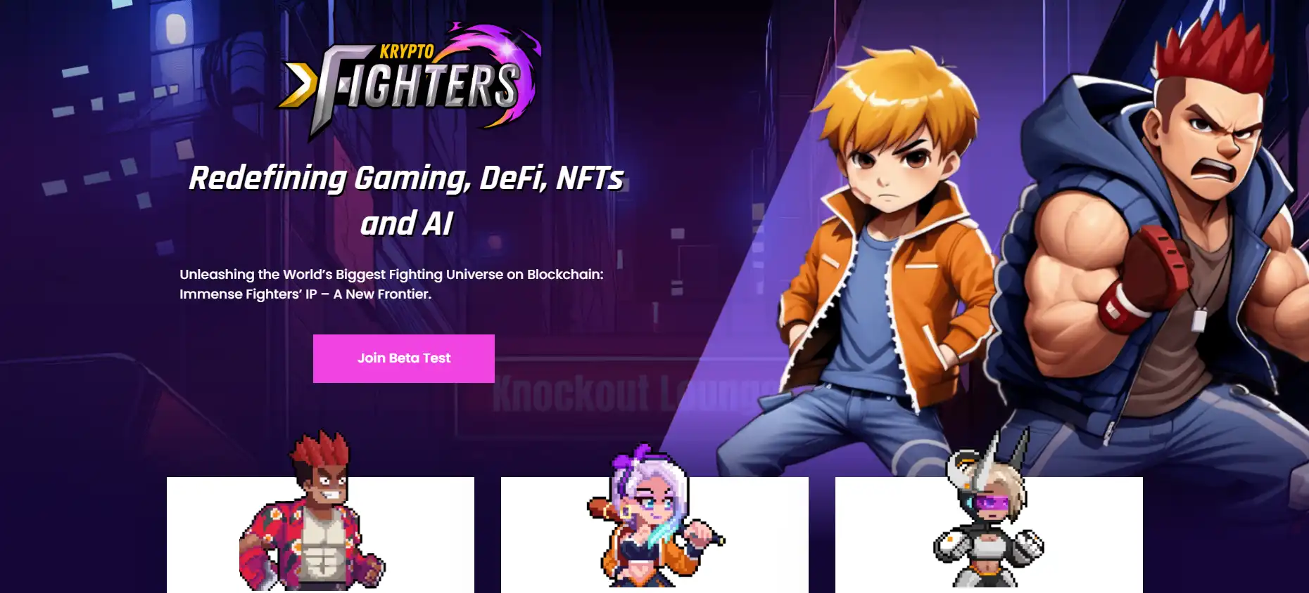 Krypto Fighters unites gameplay, the metaverse and the Web3 economy